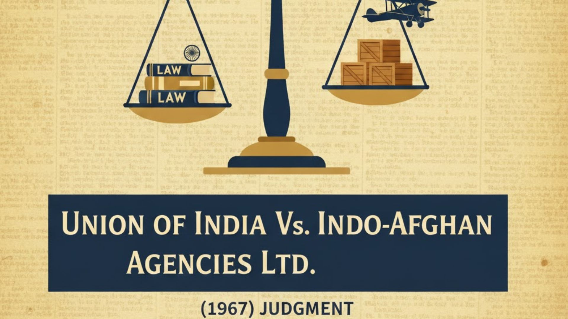 Union of India Vs Indo-Afghan Agencies Ltd. (1967)