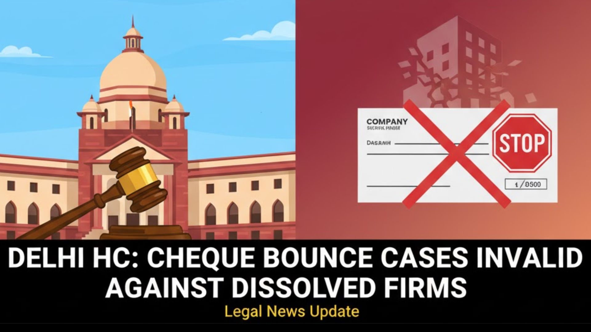 Delhi HC: Cheque Bounce Cases Invalid Against Dissolved Firms