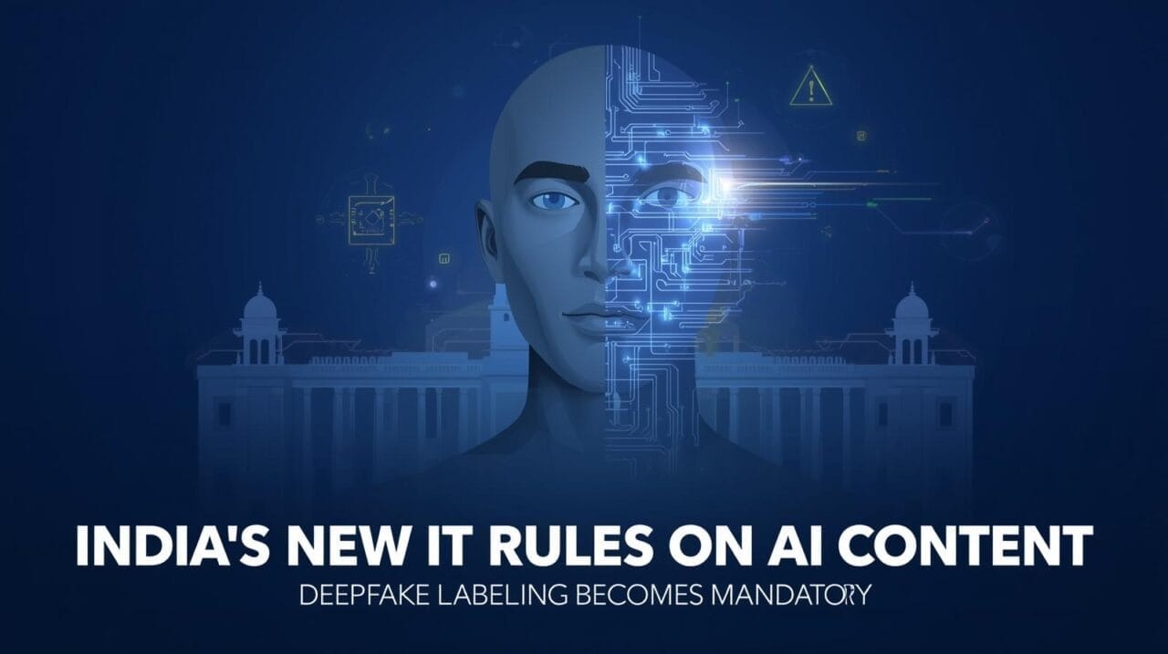 India Mandates AI Labelling: New Rules Target Deepfakes and Faster Takedowns