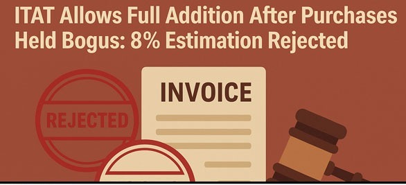 ITAT Mumbai Rules Full Addition for Bogus Purchases, Rejects 8% Estimation