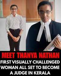 Kerala’s First Visually Challenged Woman Judge Marks Breakthrough in Disability Rights