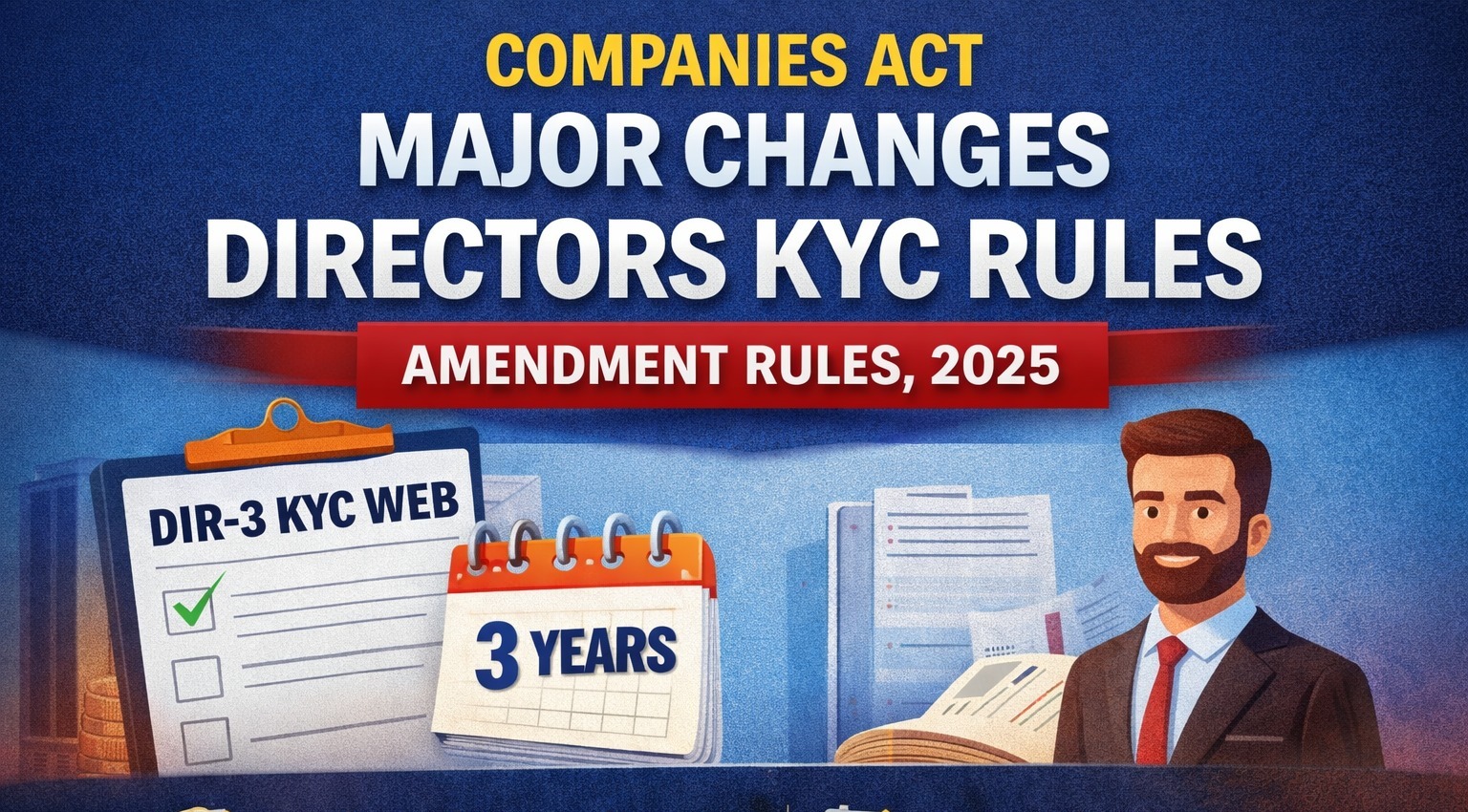 MCA Eases Director KYC Rules: Filing Now Once in Three Years