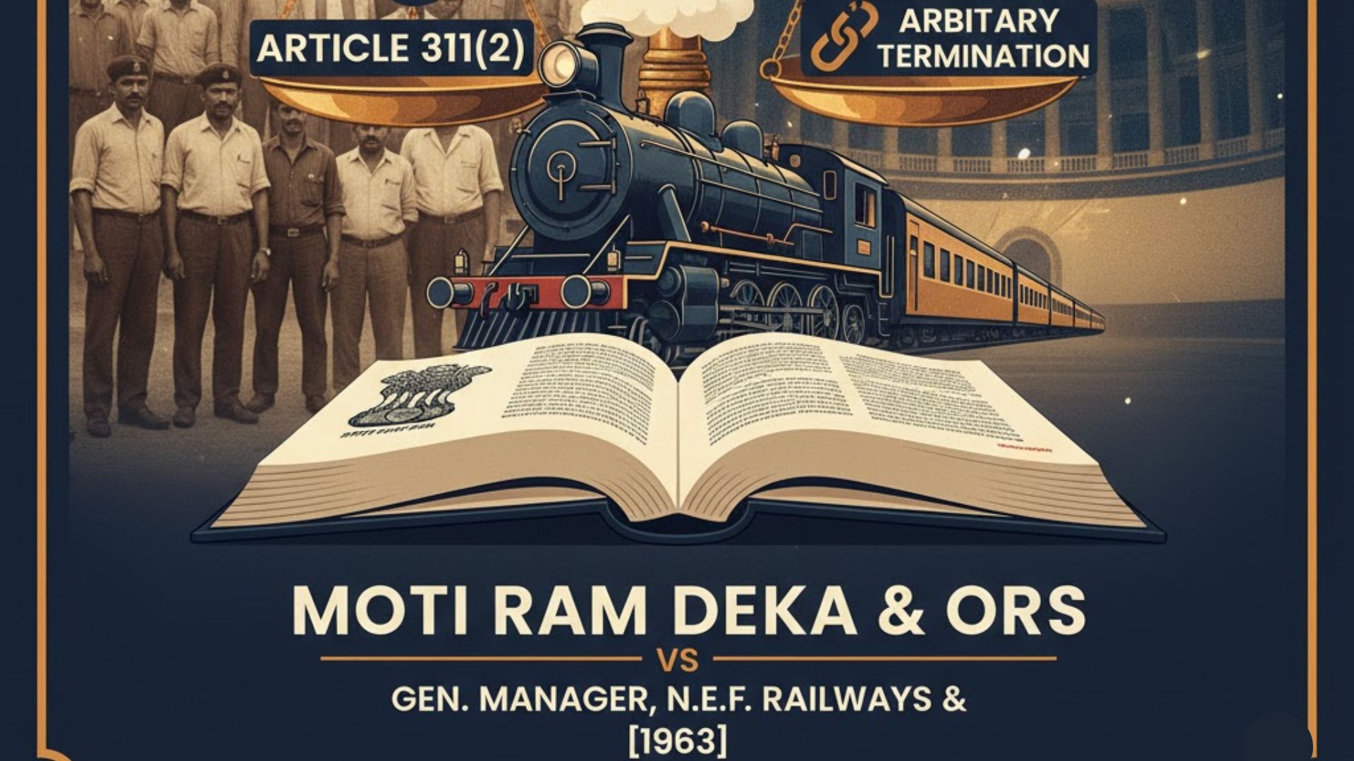 Moti Ram Deka & Ors vs General Manager, N.E.F. Railways & Ors (1963)