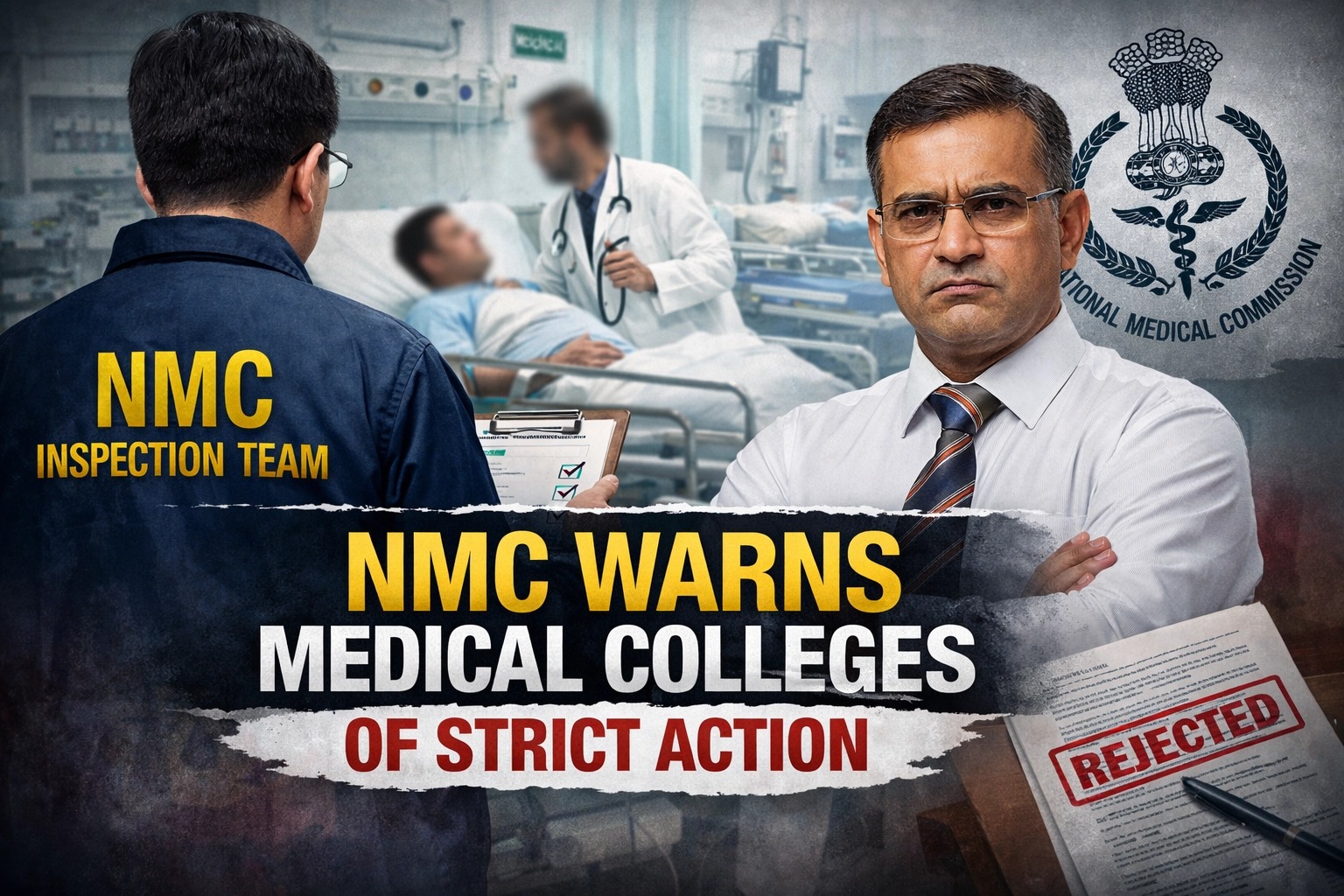 NMC Warns Medical Colleges: Fake Patients Could Lead to Rejection of Extra Seats and Courses