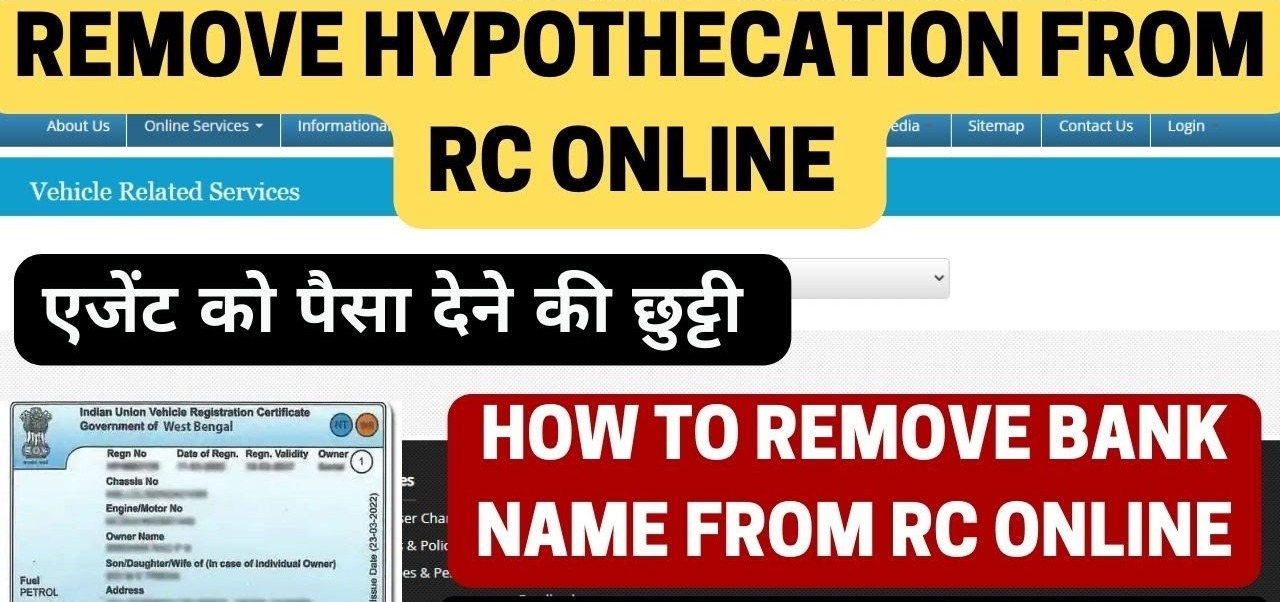 Vehicle Loan Cleared? Hypothecation Removal Now Online