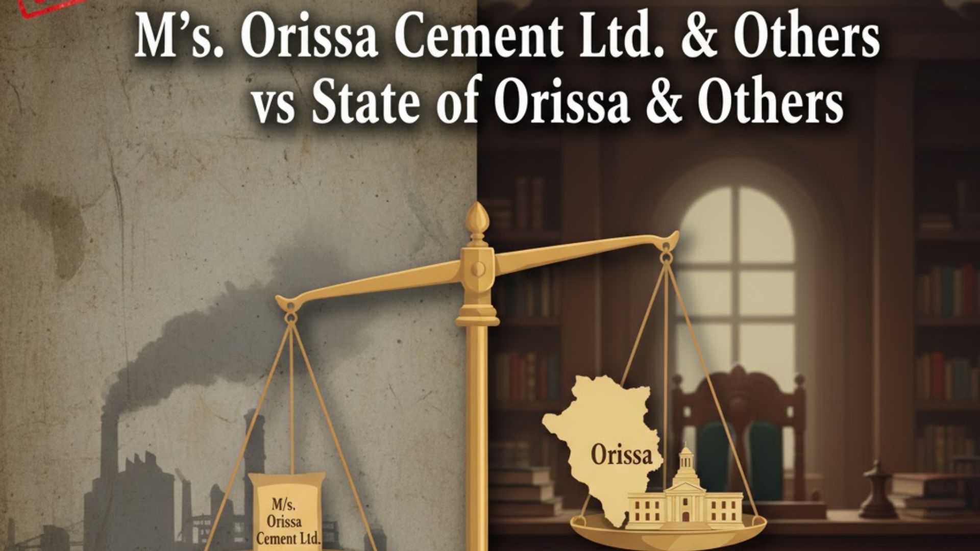 M/s. Orissa Cement Ltd. & Others vs State of Orissa & Others (1991)