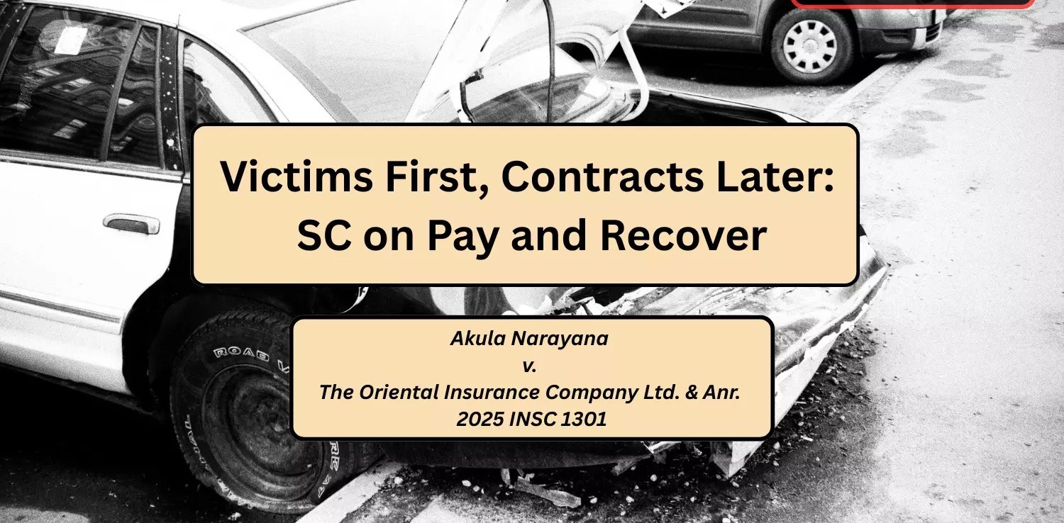 Supreme Court: Insurer Must ‘Pay and Recover’ Compensation for Gratuitous Passengers in Goods Vehicles