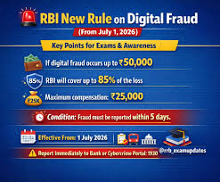 RBI Caps Digital Fraud Claims at ₹50,000: Banks Must Prove Customer Liability