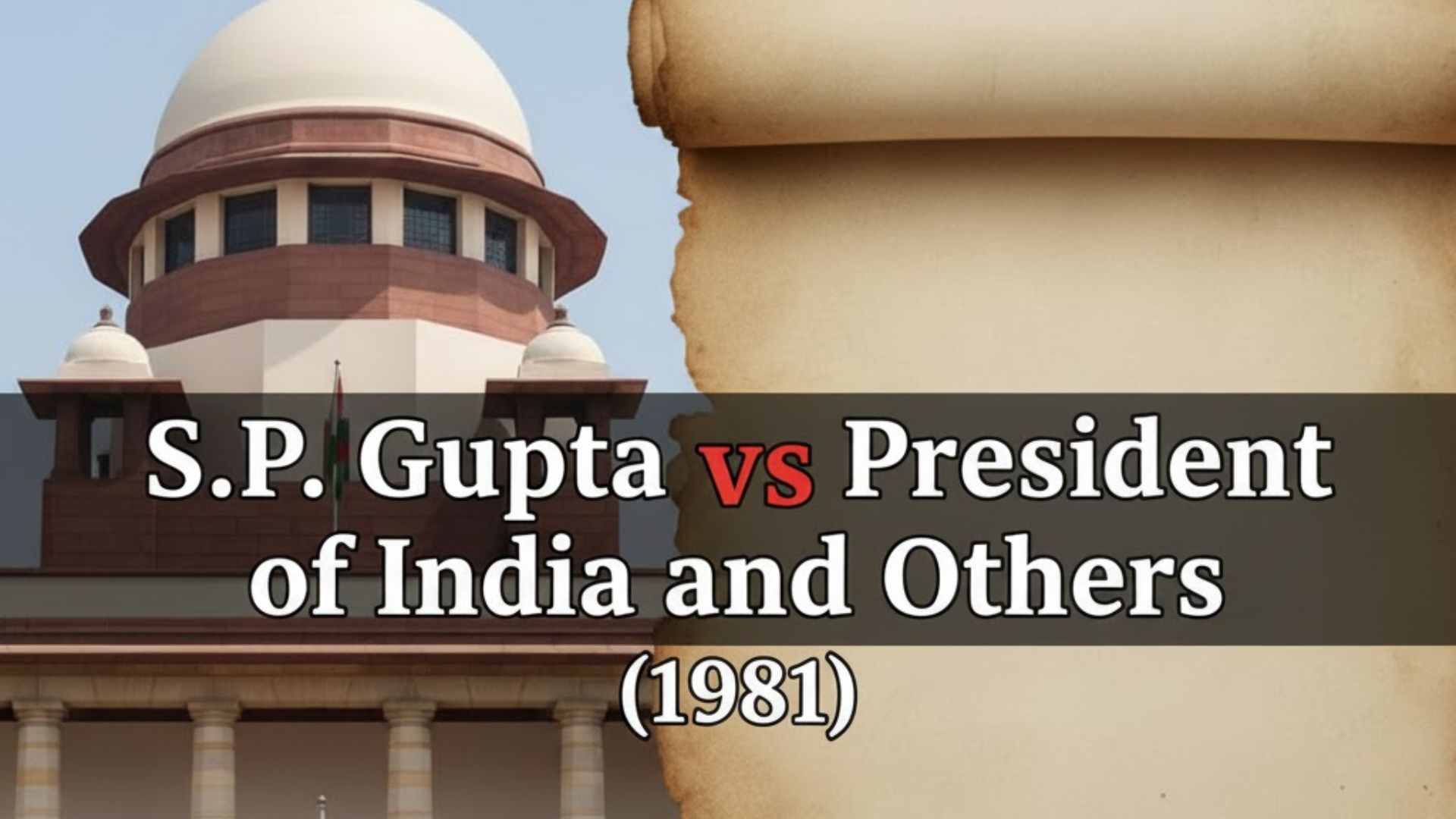 S.P. Gupta vs President of India and Others (1981)