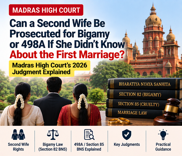 Can a Second Wife Be Prosecuted for Bigamy or 498A If She Didn’t Know About the First Marriage?