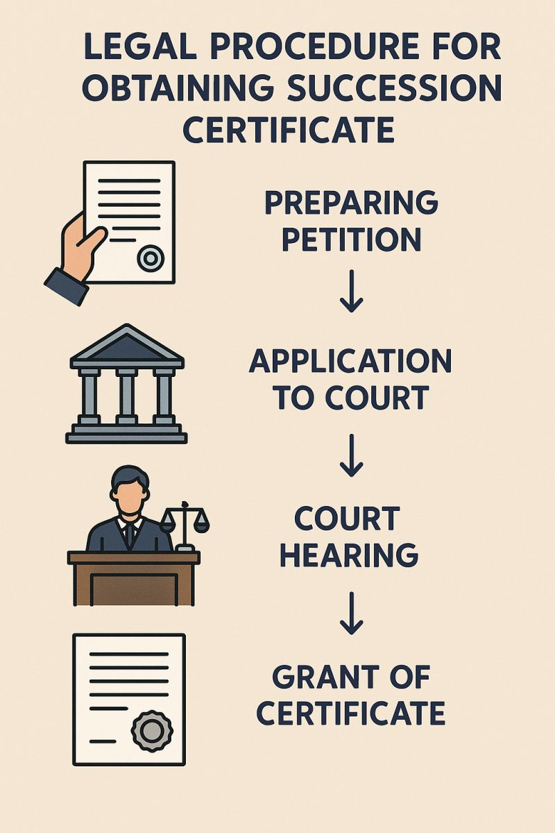 CHECKLIST OF DOCUMENT & PROCEDURAL STAGES FOR OBTAINING SUCESSION CERTIFICATE IN INDIA