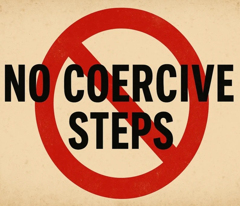 Supreme Court Clarifies 'No Coercive Steps' Orders in Criminal Investigations