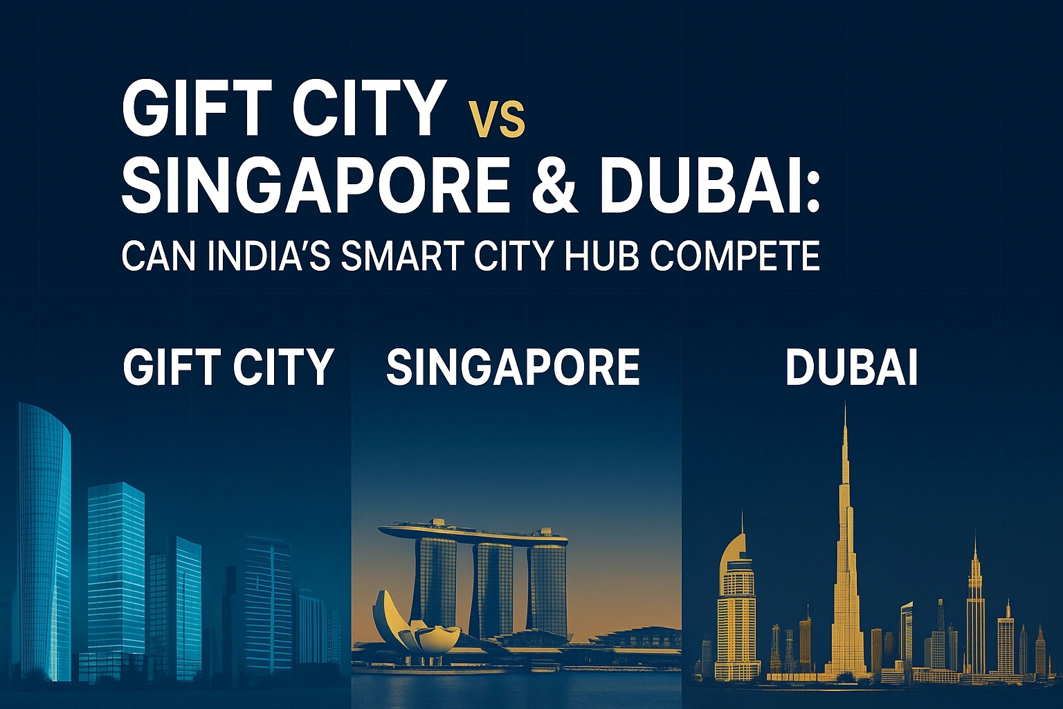 GIFT City Challenges Singapore & Dubai in Treasury Race
