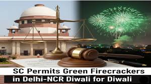 SC Permits Green Firecrackers in Delhi-NCR for Diwali