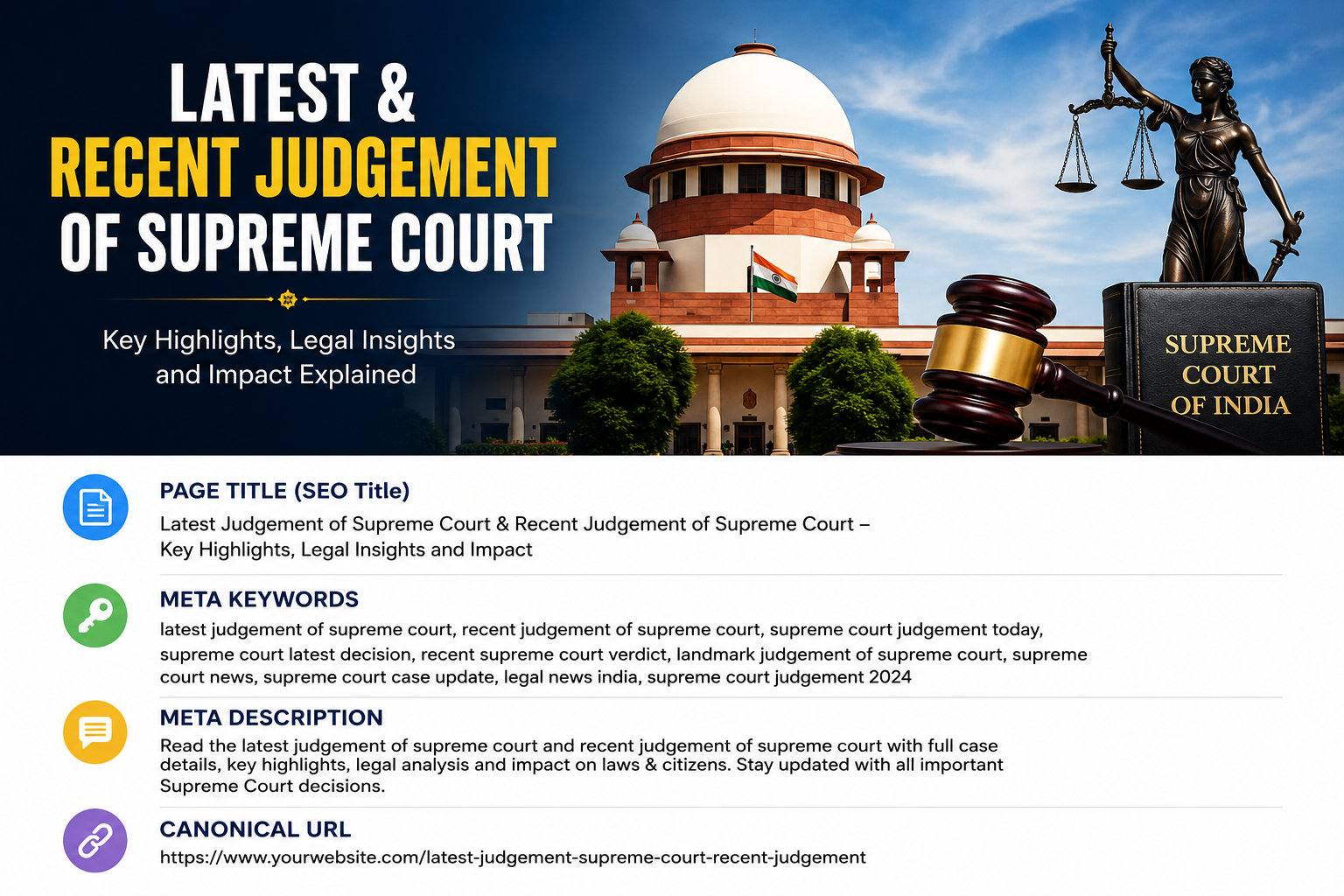 Latest Judgement of Supreme Court and Recent Judgement of Supreme Court