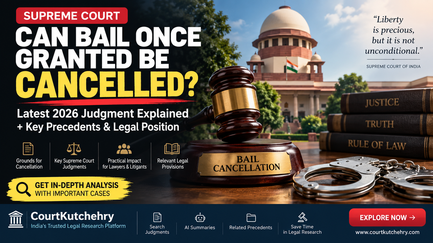 Supreme Court on Bail Cancellation: Understanding the 2026 Judgment and Its Implications