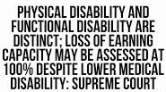 Supreme Court Expands Functional Disability Compensation in India