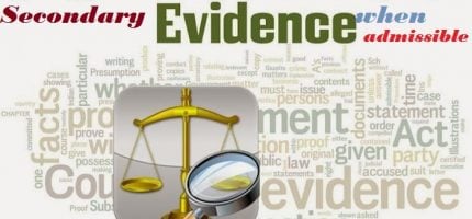 Supreme Court Upholds Secondary Evidence for Lost Wills