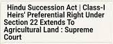 Supreme Court Clarifies Preferential Rights on Agricultural Land